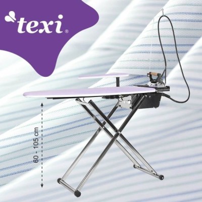 TEXI SMART S+B stół prasowalniczy z automatyczną wytwornicą pary i żelazkiem | Sklep Techmasz