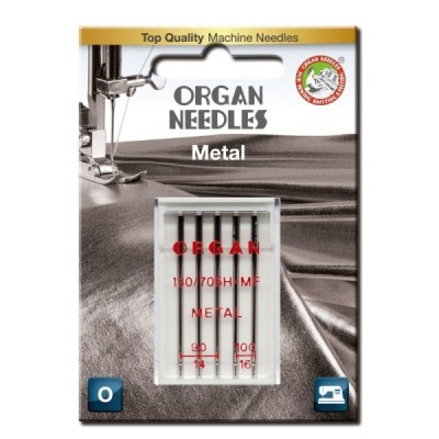 Igły ORGAN 130/705H-MF METAL do nici metalizowanych blister | Sklep Techmasz