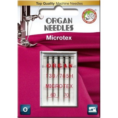 Igły ORGAN 130/705H MICROTEX do jedwabiu i mikrofibry | Sklep Techmasz