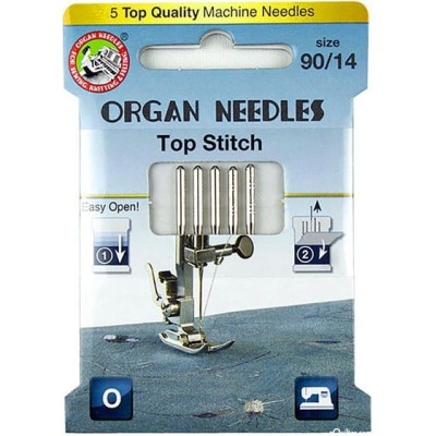 Igły ORGAN 130/705H top stitch ECO BOX dekoracyjne szycie | Sklep Techmasz