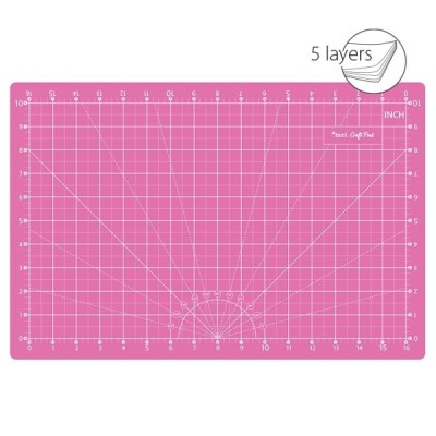 Mata podkładowa TEXI PINK różowa 45x30 cm