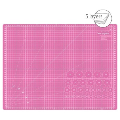 Mata podkładowa TEXI PINK różowa 60x45 cm