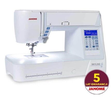 Maszyna do szycia JANOME SKYLINE S3 + 5 LAT GWARANCJI