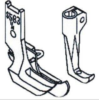 Stopka krawędziowa prawa 3/16" - 4,8 mm stębnówka potrójny transport"