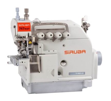 Owerlok SIRUBA 747KST-514M3-24/DKKU cylinder, górny transport