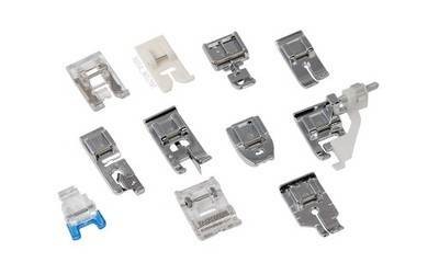 ZESTAW STOPEK 11 SZTUK DO JUKI ELNA JANOME BROTHER ŁUCZNIK SINGER