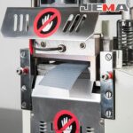 JEMA JM-120LR do cięcia taśmy na zimno i gorąco (prosto)
