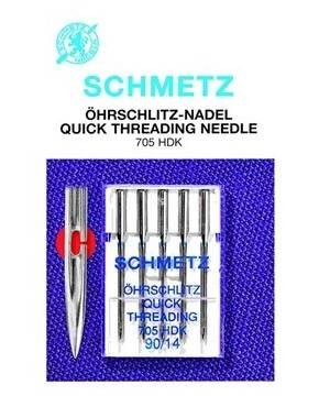Igła QUICK THREADING SCHMETZ 705 HDK z oczkiem ułatwiającym nawlekanie