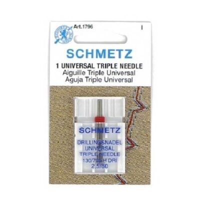 Igła potrójna SCHMETZ TRIPLE NEEDLE 130/705H-DRI ROZSTAW 2,5MM