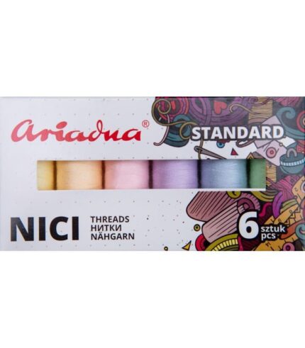 ZESTAW NICI ARIADNA pastelowe 6 SZT.