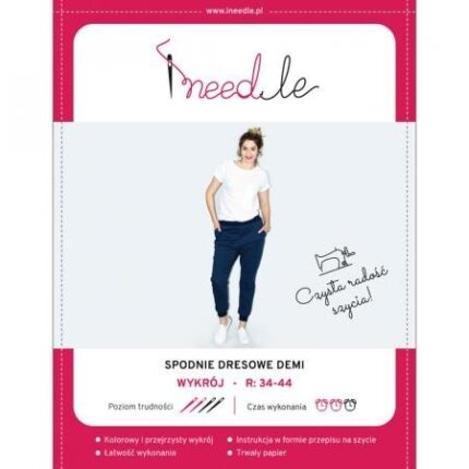Wykrój iNEEDLE DEMI na spodnie dresowe