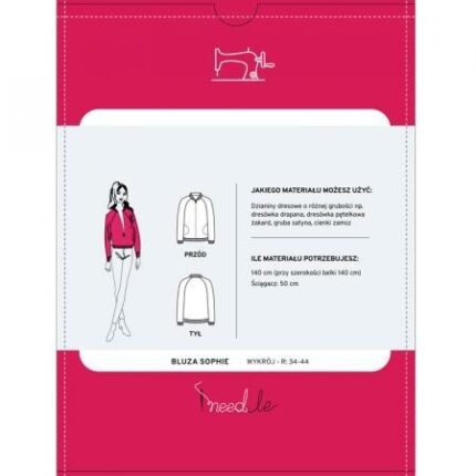 Wykrój iNEEDLE SOPHIE na kurtkę bomberkę
