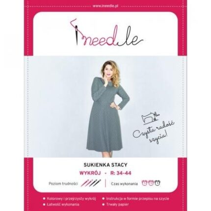 Wykrój iNEEDLE STACY na klasyczną sukienkę