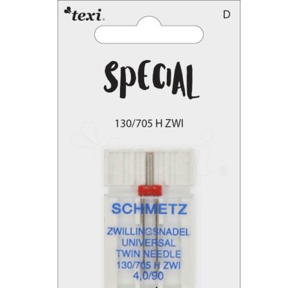 Igła podwójna uniwersalna grubość 90 rozstaw 4,0 mm