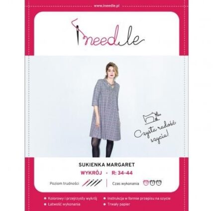 Wykrój na luźną sukienkę damską Margaret