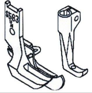 Stopka krawędziowa prawa 3/8" 9,5 mm stębnówka potrójny transport"