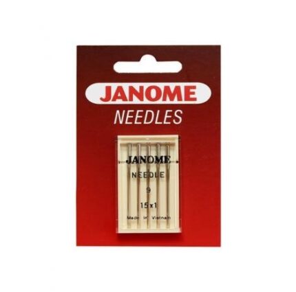 Igły Janome do tkanin uniwersalne 5x75 półpłaskie