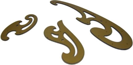 Zestaw krzywików konstruktorskich 3 szt. mały