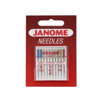 Igły Janome 10 szt. MIX uniwersalne jeans stretch