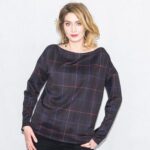 Wykrój na bluzkę damską z dekoltem w łódkę MONICA iNEEDle