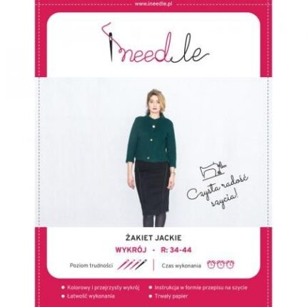 Wykrój na klasyczną damską marynarkę JACKIE iNEEDle
