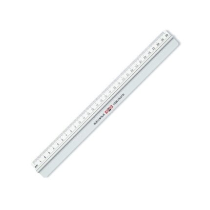 LINIAŁ LINIJKA METALOWA KRAWIECKA Z UCHWYTEM 30 CM szer. 35mm KIN 910103