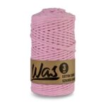 SZNUREK BAWEŁNIANY DO MAKRAMY PLECIONY 3MM 100M RÓŻNE KOLORY