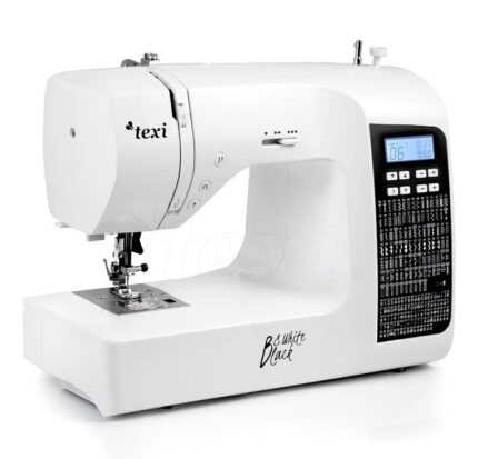 Maszyna do szycia TEXI BLACK&WHITE XMAS SET + TORBA + STOLIK