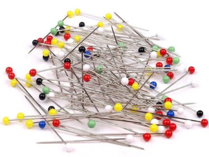 Szpilki Galant ze szklaną główką dł. 48 mm