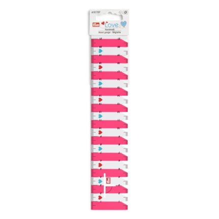 Plastikowa miarka PRYM do szycia i patchworków 21 cm RÓŻOWA