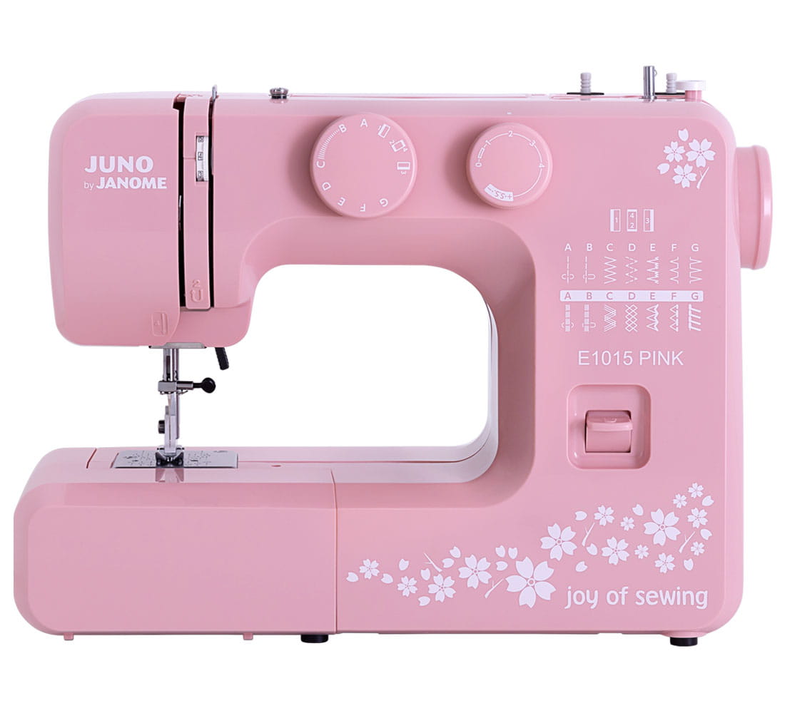 e1015-pink Maszyna do szycia JANOME JUNO E1015 PINK