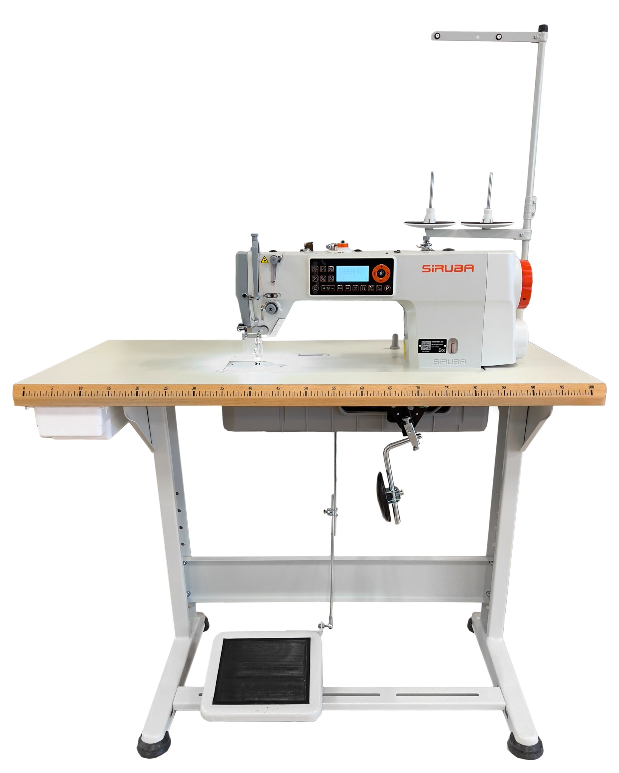 Siruba-DL8000P-BM1L-16Q-KPL Stebnówka SIRUBA DL8000P-BM1L-16Q, automat, wydłużone ramię 30,5cm